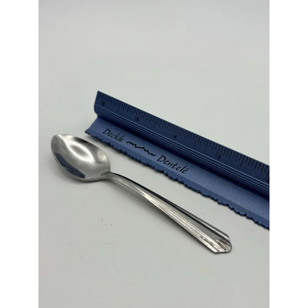 Vintage HB Co Spoon Baby Child Dematasse 4in Stainless‎ Steel Flatware
